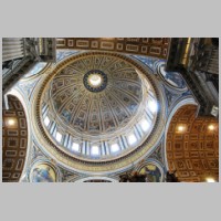 Roma, San Pietro, Foto Lamberto Zannotti, Wikipedia, The dome was brought to completion by Giacomo della Porta and Fontana..jpg